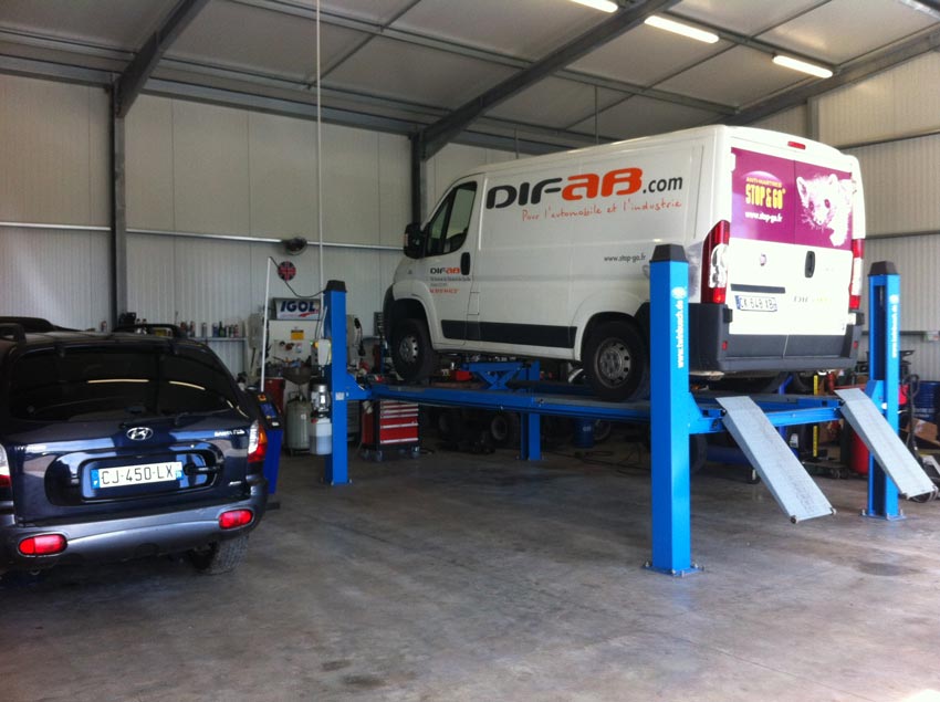 interieur garage pont